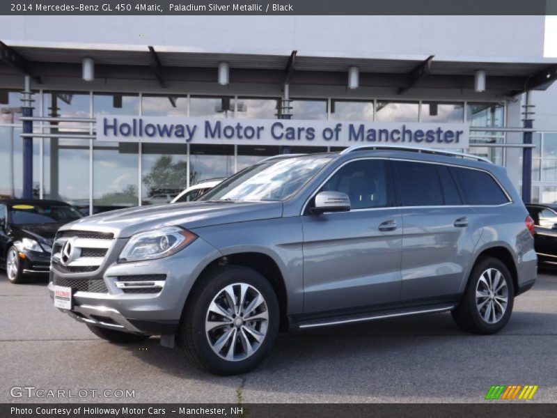 Paladium Silver Metallic / Black 2014 Mercedes-Benz GL 450 4Matic