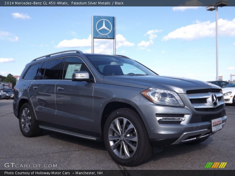 Paladium Silver Metallic / Black 2014 Mercedes-Benz GL 450 4Matic