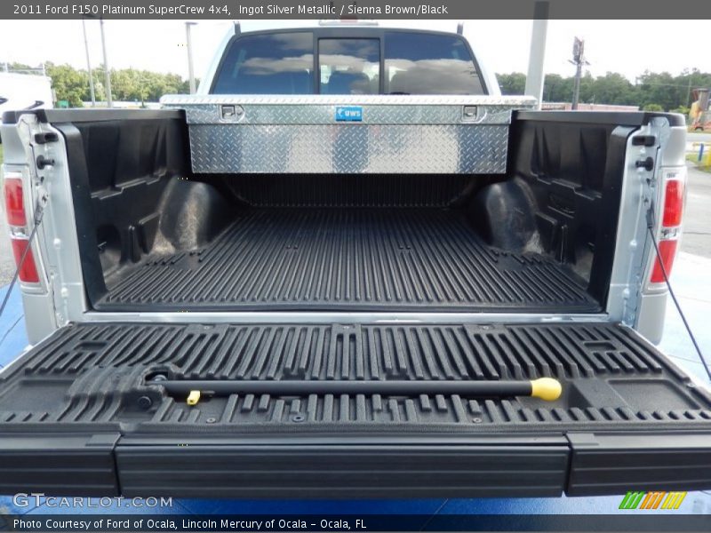 Ingot Silver Metallic / Sienna Brown/Black 2011 Ford F150 Platinum SuperCrew 4x4
