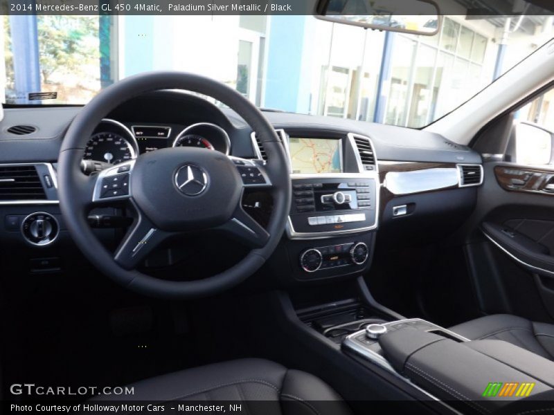 Paladium Silver Metallic / Black 2014 Mercedes-Benz GL 450 4Matic