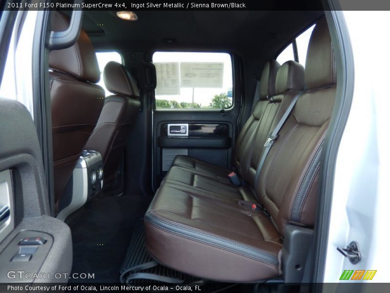 Ingot Silver Metallic / Sienna Brown/Black 2011 Ford F150 Platinum SuperCrew 4x4