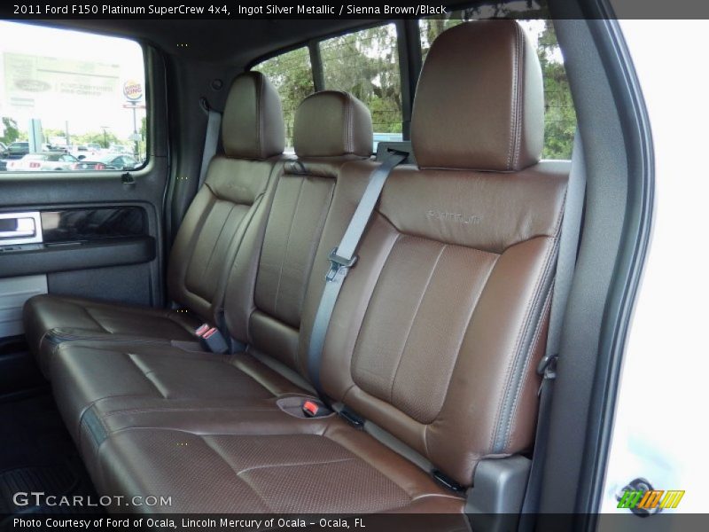 Ingot Silver Metallic / Sienna Brown/Black 2011 Ford F150 Platinum SuperCrew 4x4