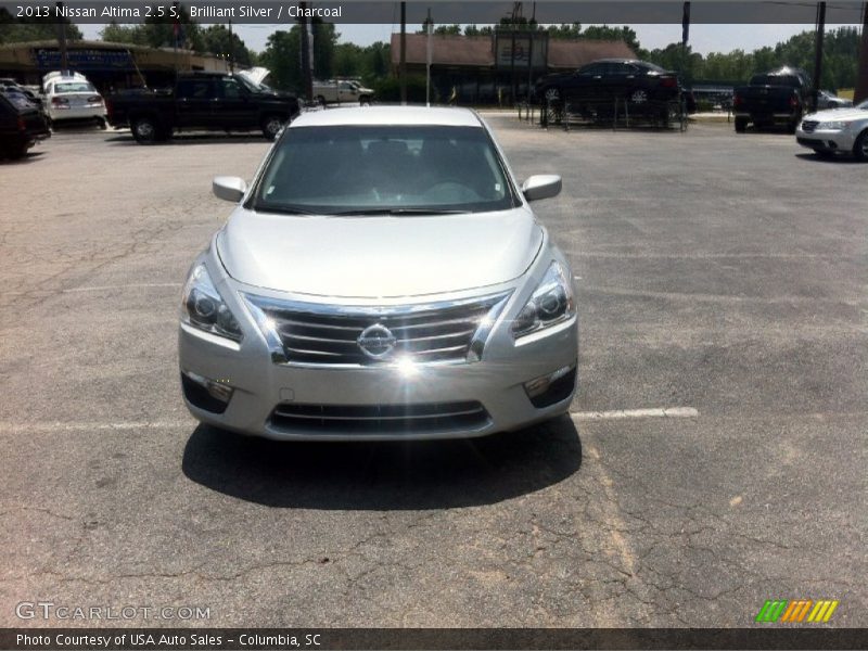 Brilliant Silver / Charcoal 2013 Nissan Altima 2.5 S