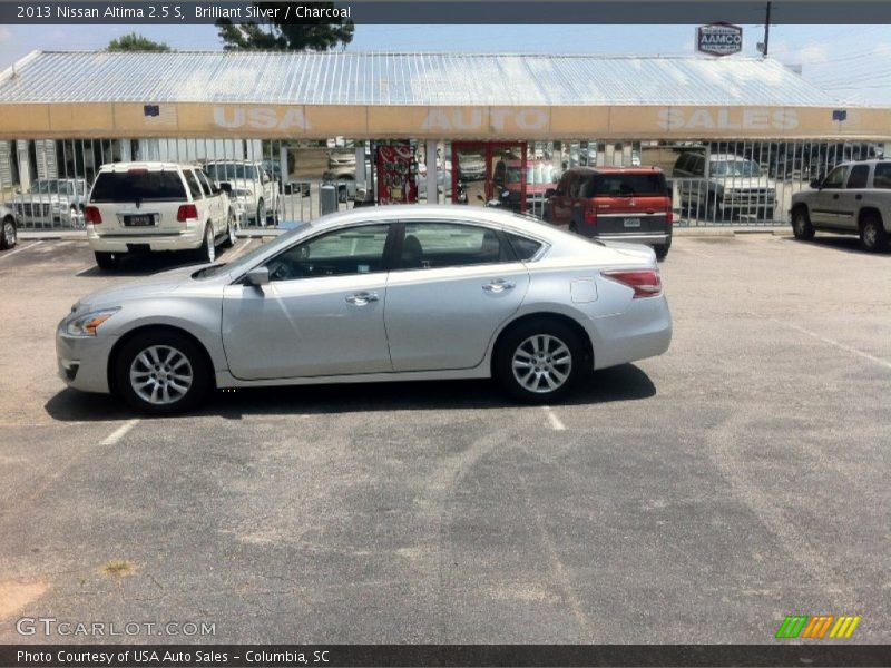 Brilliant Silver / Charcoal 2013 Nissan Altima 2.5 S