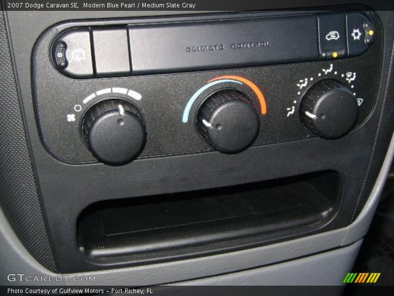 Modern Blue Pearl / Medium Slate Gray 2007 Dodge Caravan SE