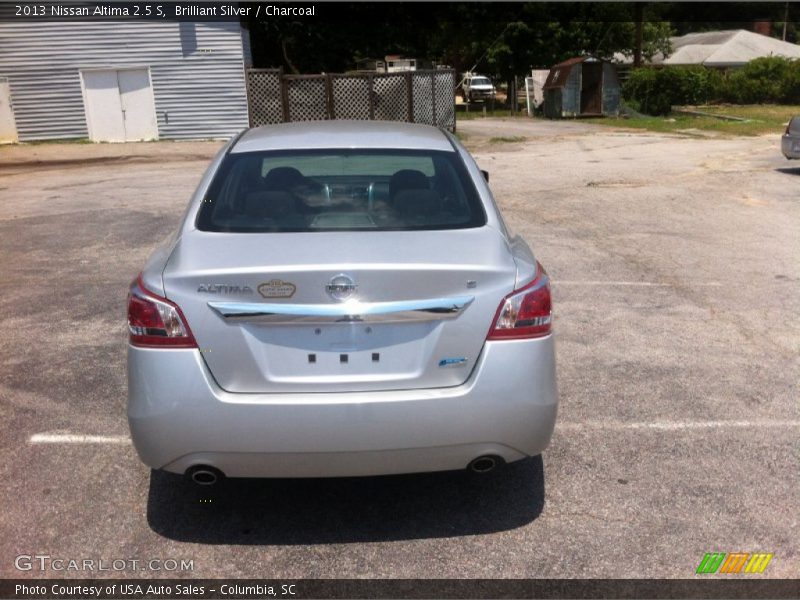 Brilliant Silver / Charcoal 2013 Nissan Altima 2.5 S