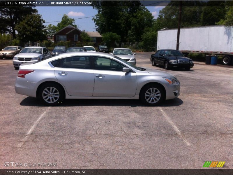 Brilliant Silver / Charcoal 2013 Nissan Altima 2.5 S