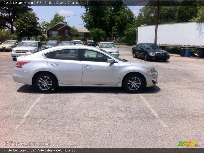 Brilliant Silver / Charcoal 2013 Nissan Altima 2.5 S