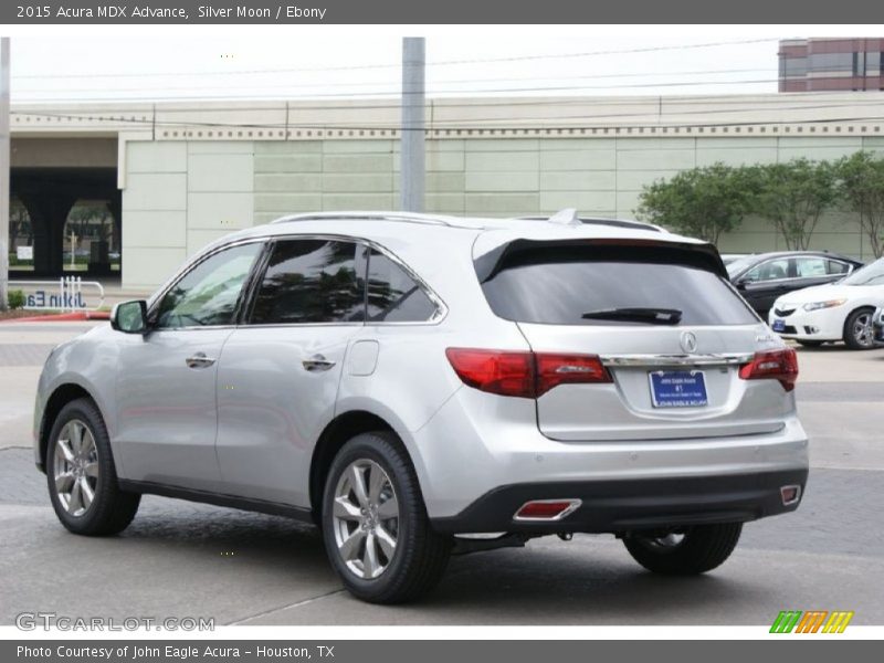 Silver Moon / Ebony 2015 Acura MDX Advance