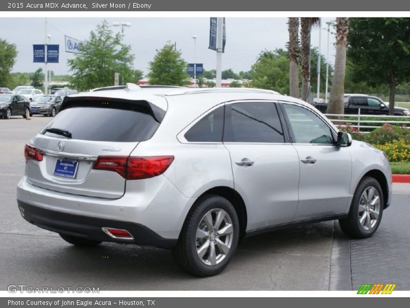 Silver Moon / Ebony 2015 Acura MDX Advance