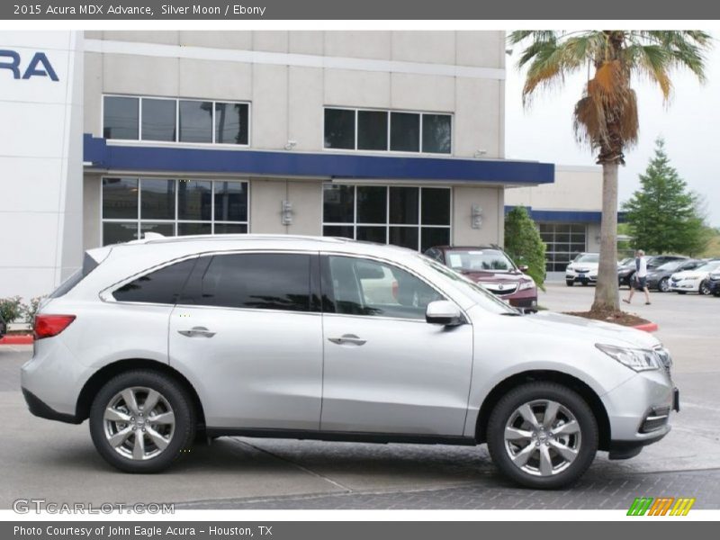 Silver Moon / Ebony 2015 Acura MDX Advance