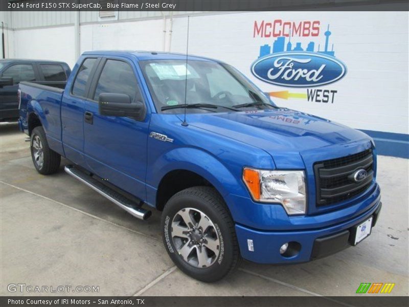 Blue Flame / Steel Grey 2014 Ford F150 STX SuperCab
