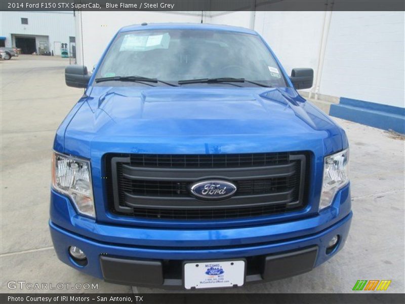 Blue Flame / Steel Grey 2014 Ford F150 STX SuperCab