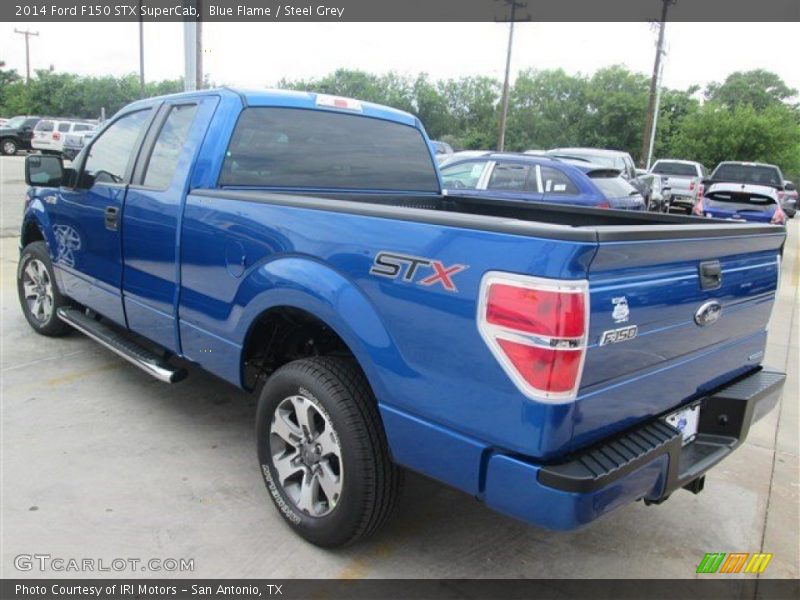 Blue Flame / Steel Grey 2014 Ford F150 STX SuperCab