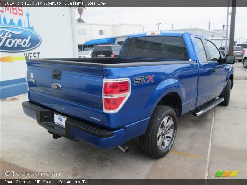Blue Flame / Steel Grey 2014 Ford F150 STX SuperCab
