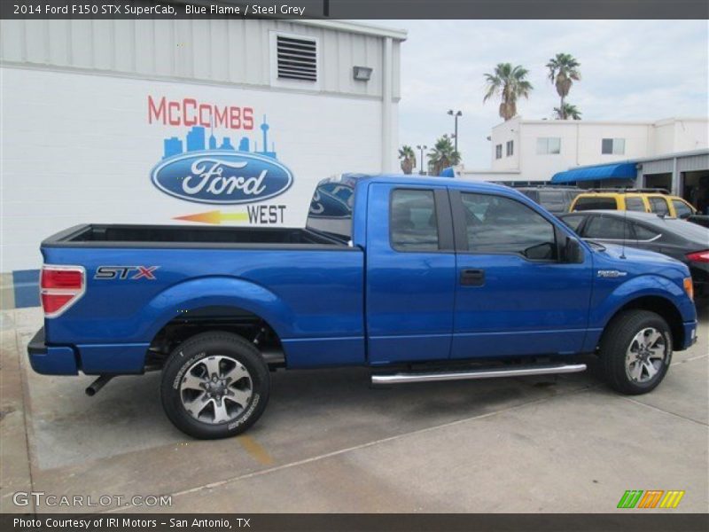 Blue Flame / Steel Grey 2014 Ford F150 STX SuperCab