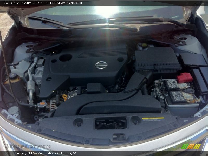 Brilliant Silver / Charcoal 2013 Nissan Altima 2.5 S