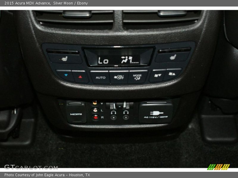 Silver Moon / Ebony 2015 Acura MDX Advance