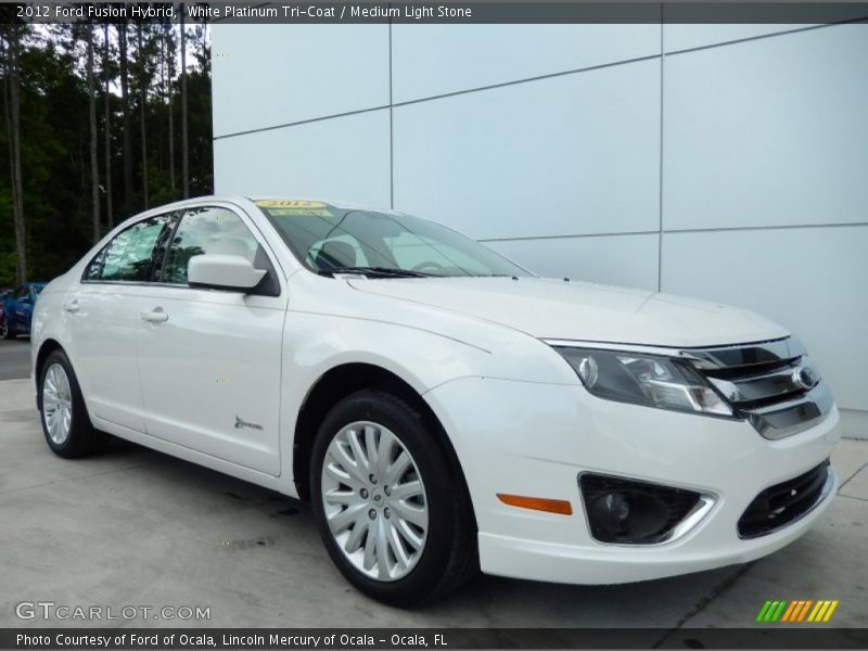 Front 3/4 View of 2012 Fusion Hybrid