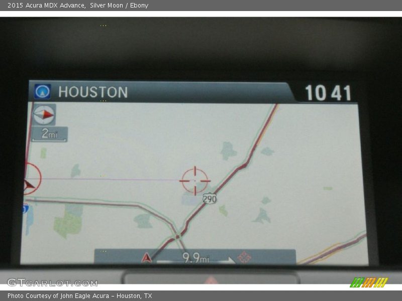 Silver Moon / Ebony 2015 Acura MDX Advance