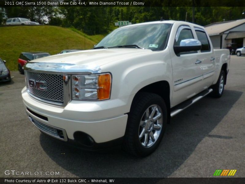 White Diamond Tricoat / Ebony 2011 GMC Sierra 1500 Denali Crew Cab 4x4