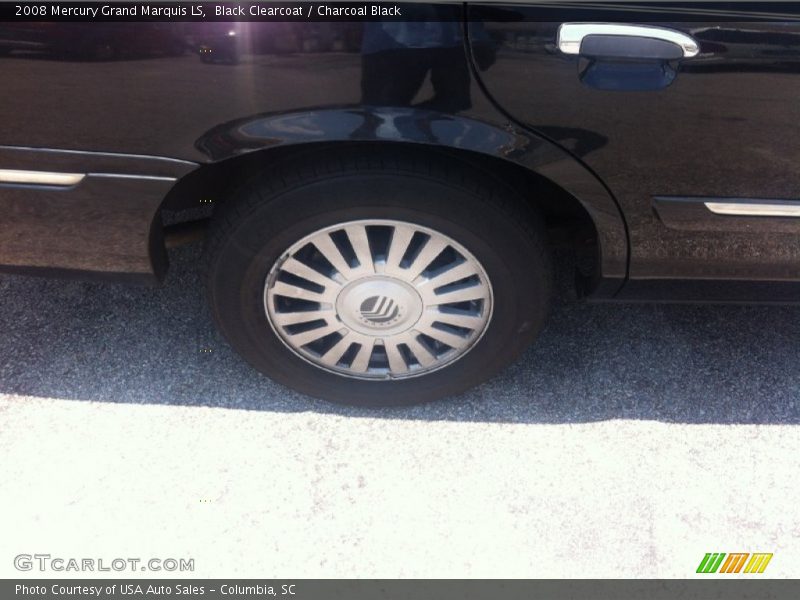 Black Clearcoat / Charcoal Black 2008 Mercury Grand Marquis LS