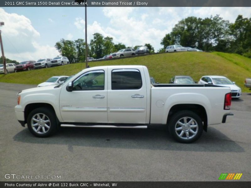 White Diamond Tricoat / Ebony 2011 GMC Sierra 1500 Denali Crew Cab 4x4