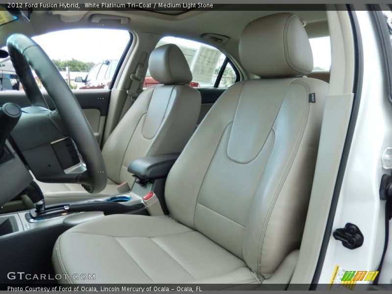 Front Seat of 2012 Fusion Hybrid