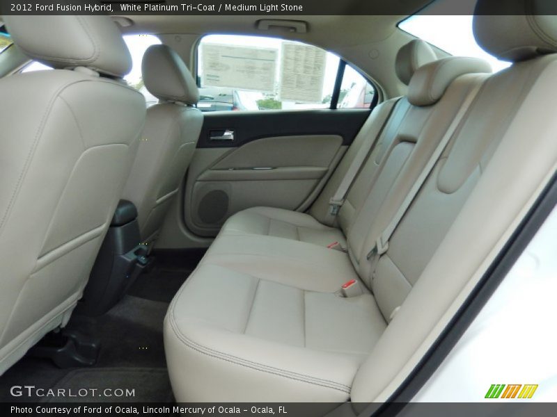 Rear Seat of 2012 Fusion Hybrid