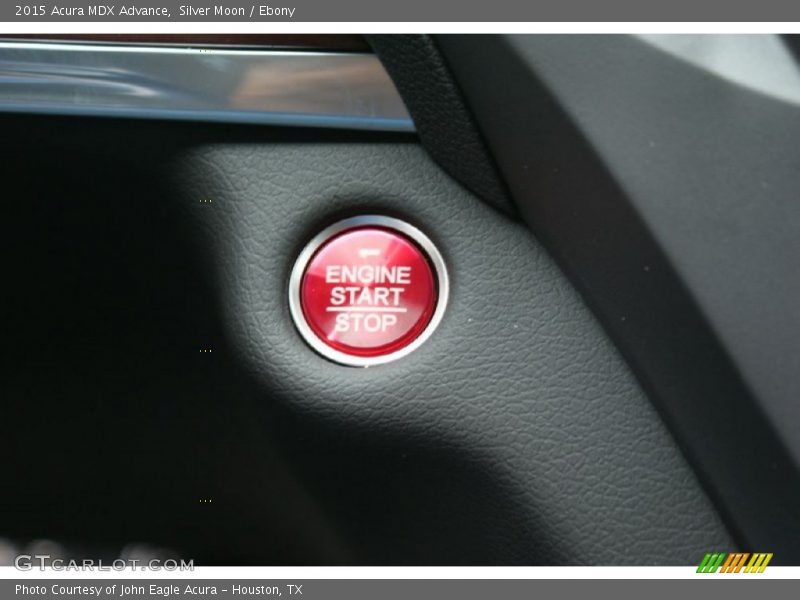 Silver Moon / Ebony 2015 Acura MDX Advance