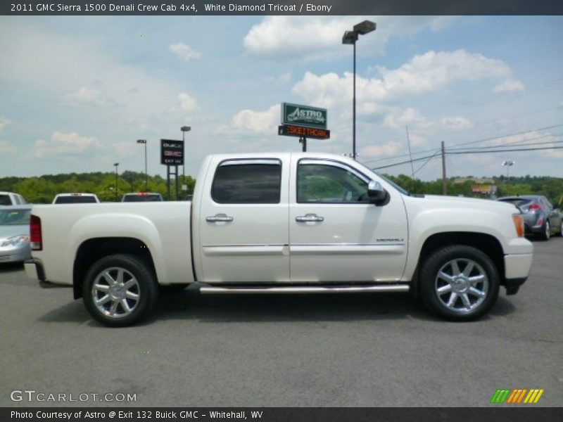 White Diamond Tricoat / Ebony 2011 GMC Sierra 1500 Denali Crew Cab 4x4