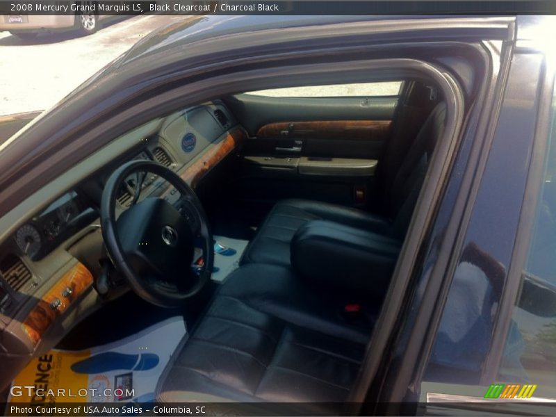 Black Clearcoat / Charcoal Black 2008 Mercury Grand Marquis LS