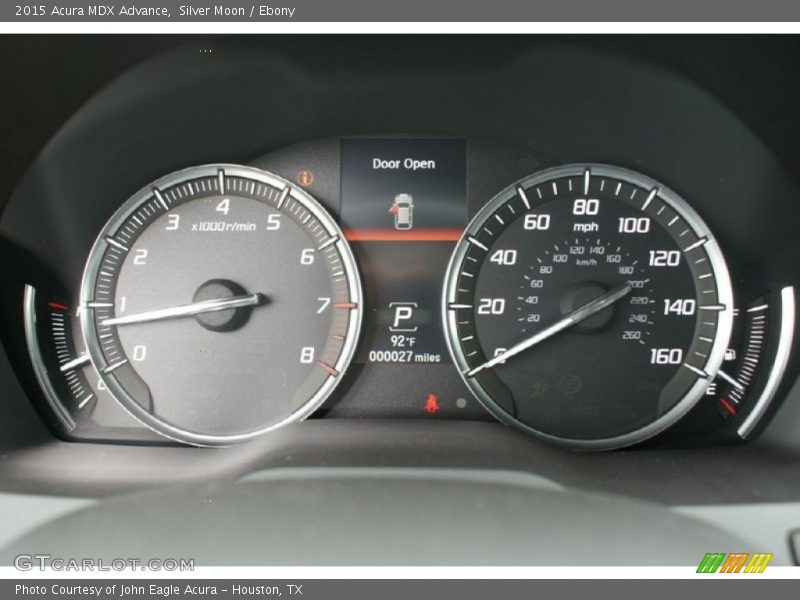  2015 MDX Advance Advance Gauges