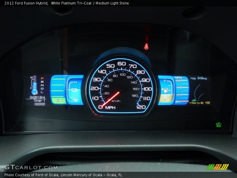  2012 Fusion Hybrid Hybrid Gauges