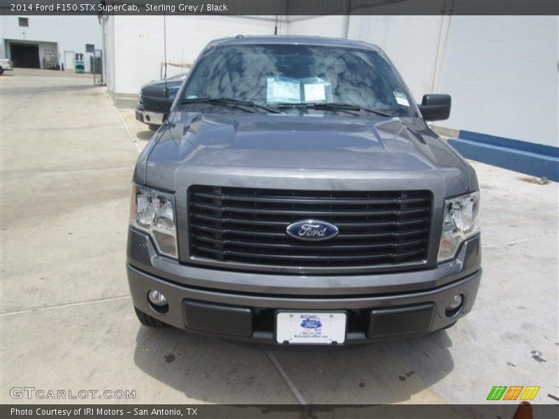 Sterling Grey / Black 2014 Ford F150 STX SuperCab