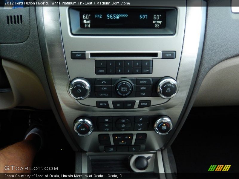 Controls of 2012 Fusion Hybrid