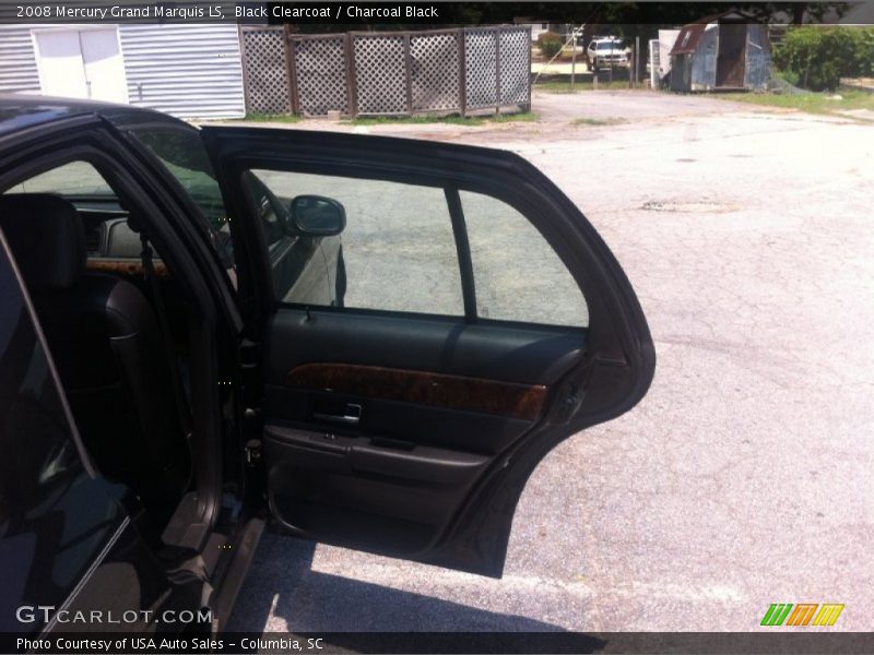 Black Clearcoat / Charcoal Black 2008 Mercury Grand Marquis LS
