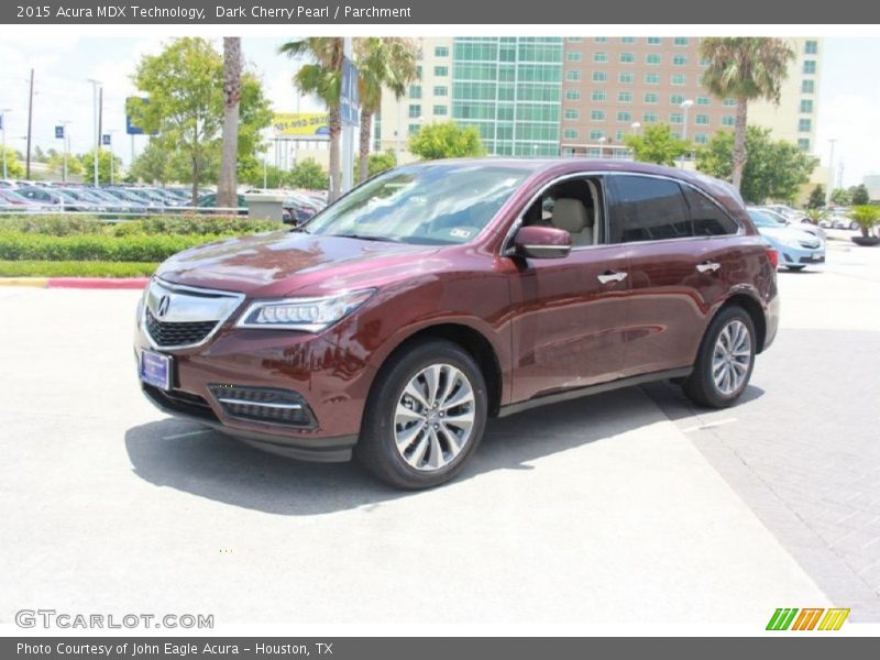 Dark Cherry Pearl / Parchment 2015 Acura MDX Technology