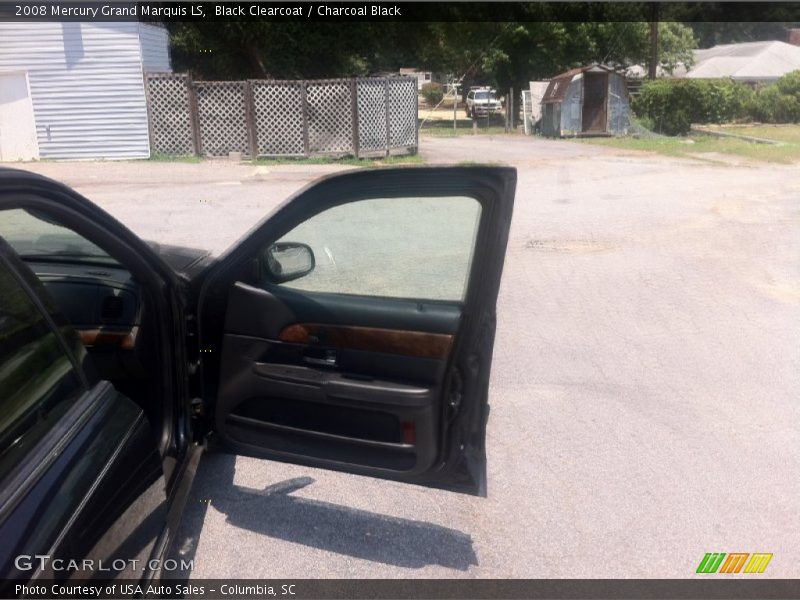 Black Clearcoat / Charcoal Black 2008 Mercury Grand Marquis LS