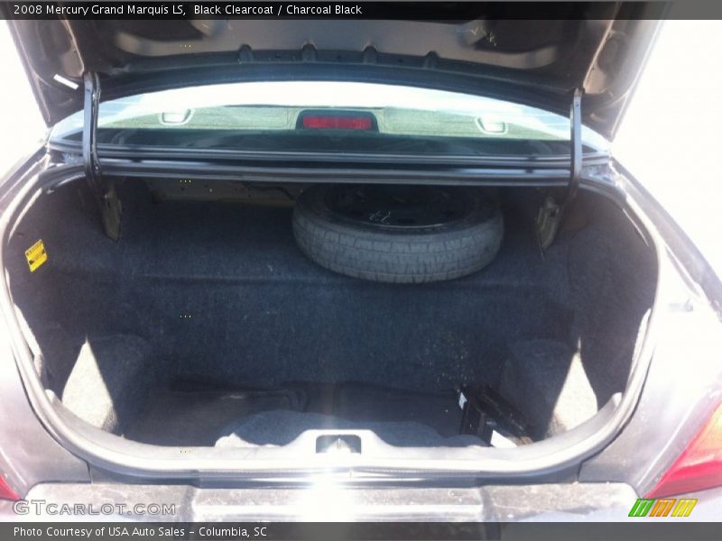 Black Clearcoat / Charcoal Black 2008 Mercury Grand Marquis LS