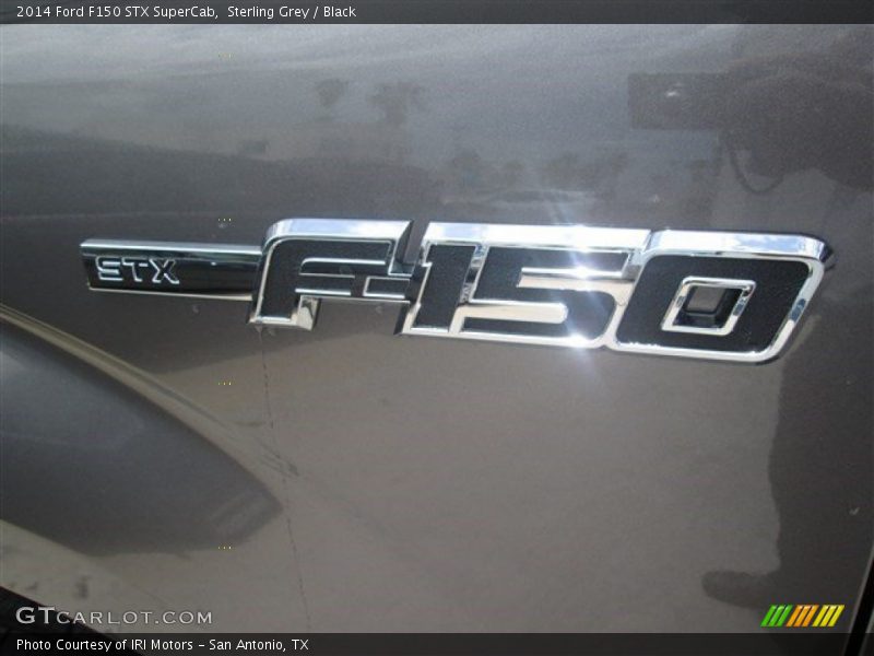 Sterling Grey / Black 2014 Ford F150 STX SuperCab