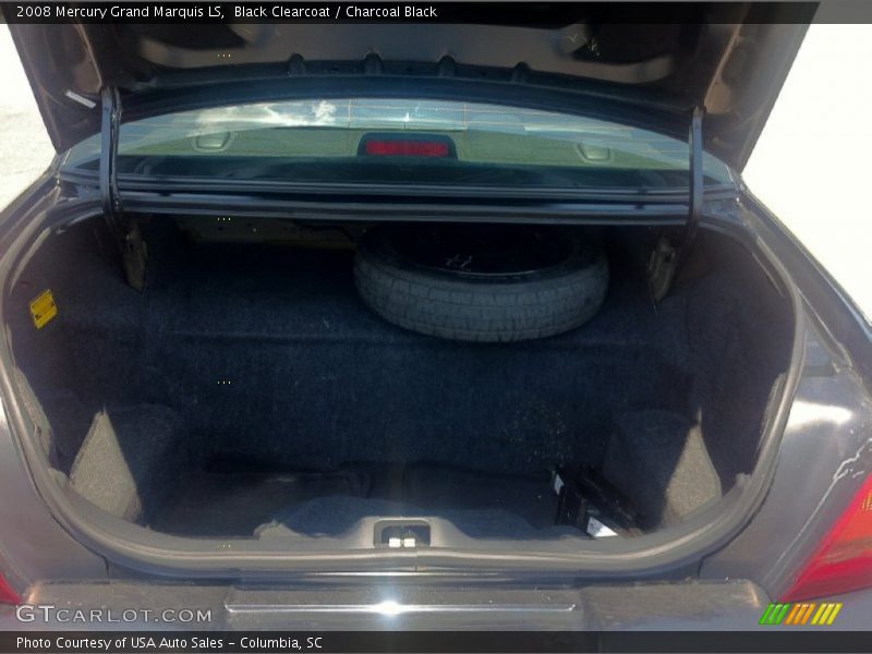 Black Clearcoat / Charcoal Black 2008 Mercury Grand Marquis LS