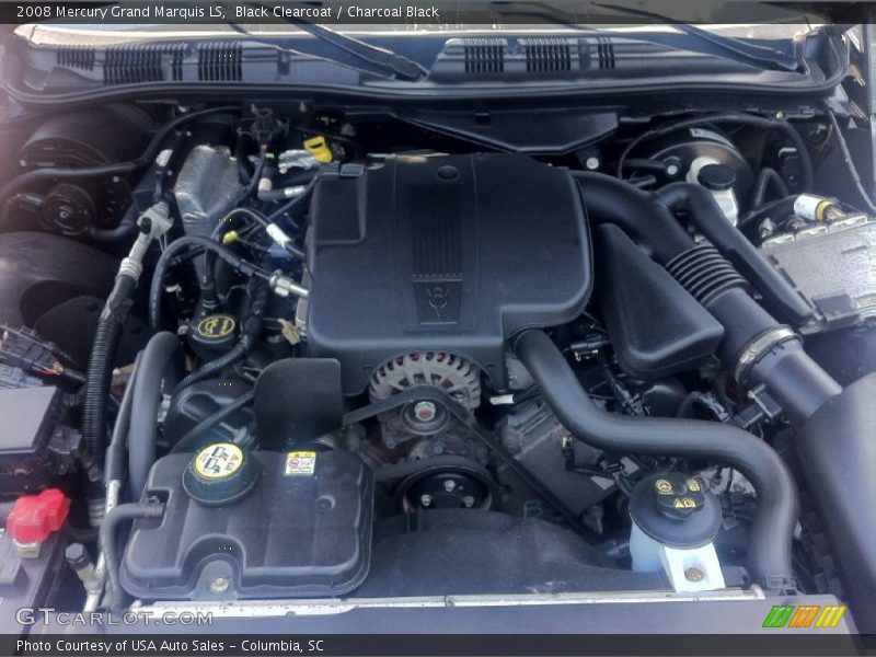 Black Clearcoat / Charcoal Black 2008 Mercury Grand Marquis LS