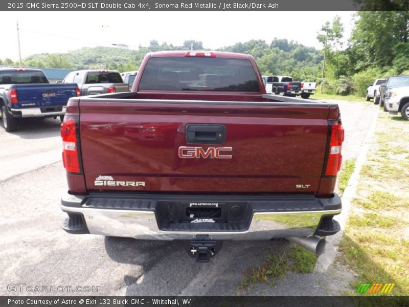 Sonoma Red Metallic / Jet Black/Dark Ash 2015 GMC Sierra 2500HD SLT Double Cab 4x4