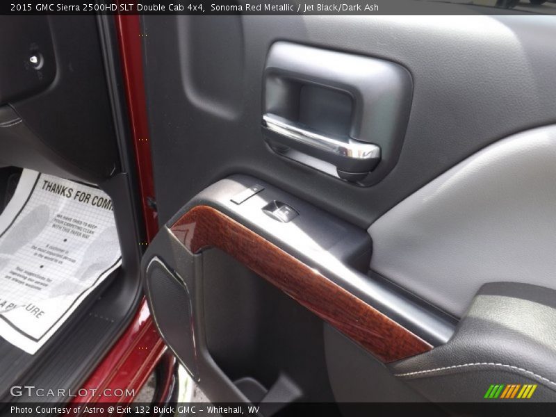 Sonoma Red Metallic / Jet Black/Dark Ash 2015 GMC Sierra 2500HD SLT Double Cab 4x4