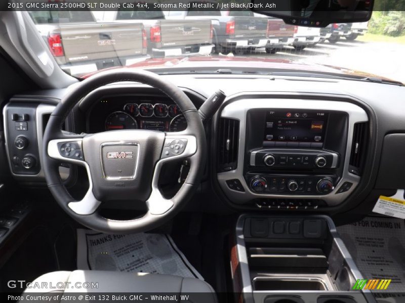 Sonoma Red Metallic / Jet Black/Dark Ash 2015 GMC Sierra 2500HD SLT Double Cab 4x4