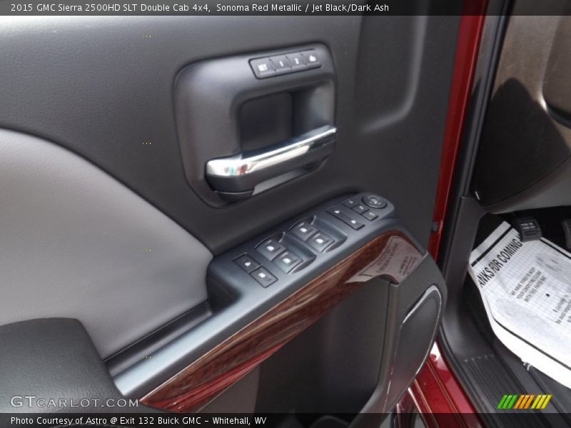 Sonoma Red Metallic / Jet Black/Dark Ash 2015 GMC Sierra 2500HD SLT Double Cab 4x4
