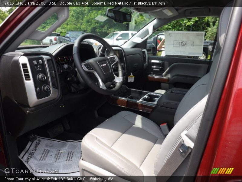 Sonoma Red Metallic / Jet Black/Dark Ash 2015 GMC Sierra 2500HD SLT Double Cab 4x4