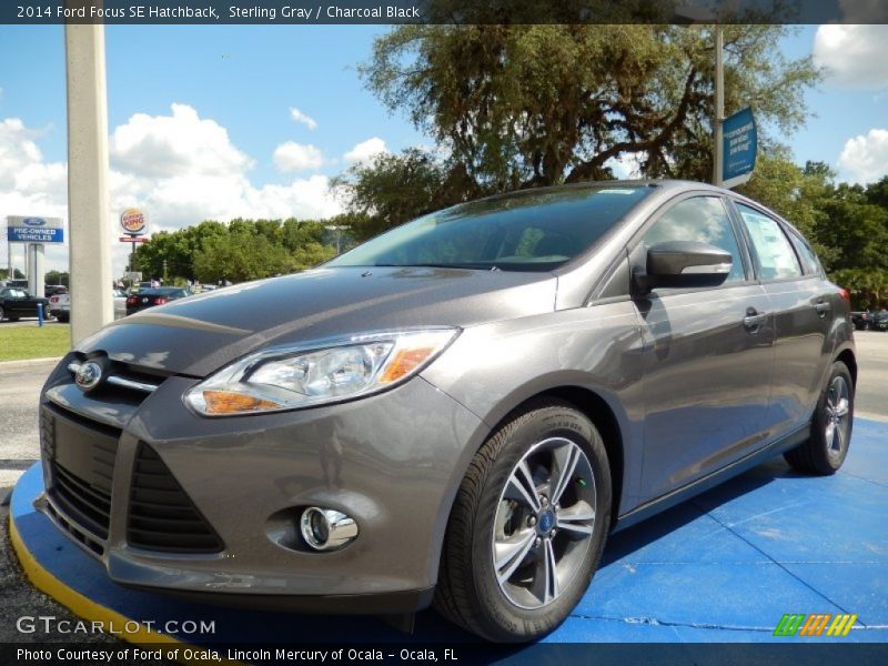 Sterling Gray / Charcoal Black 2014 Ford Focus SE Hatchback