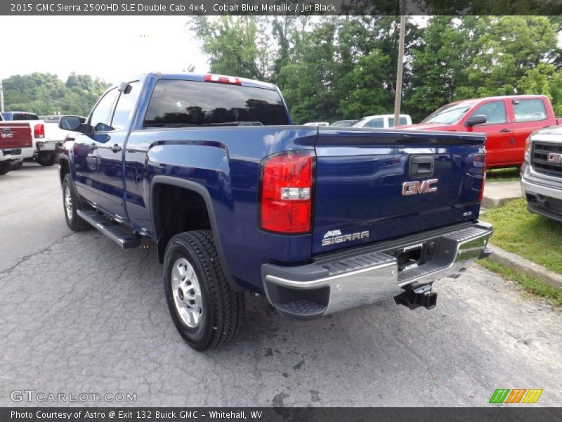 Cobalt Blue Metallic / Jet Black 2015 GMC Sierra 2500HD SLE Double Cab 4x4